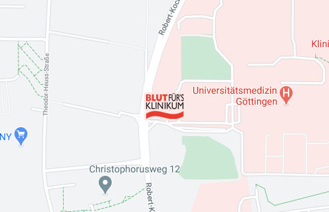 Blutspende UMG Anfahrt